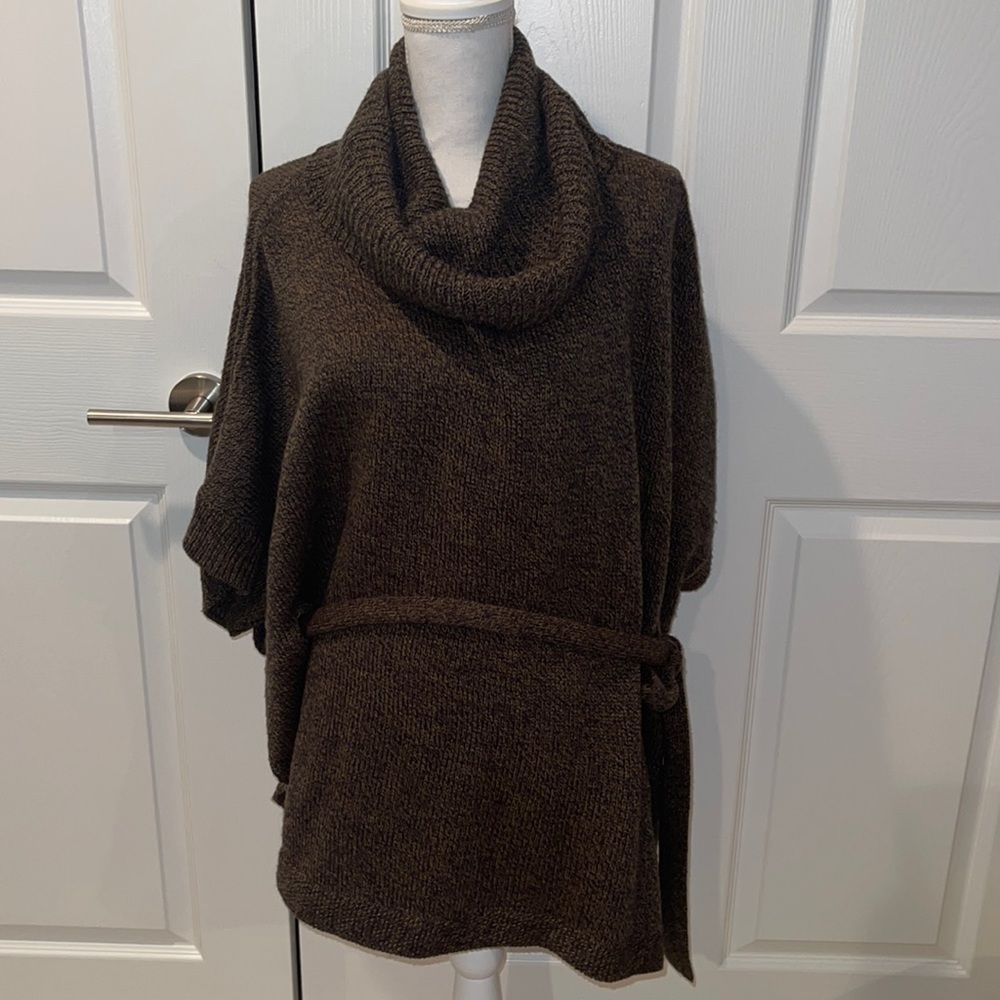 H&M cowl neck sweater brown XS